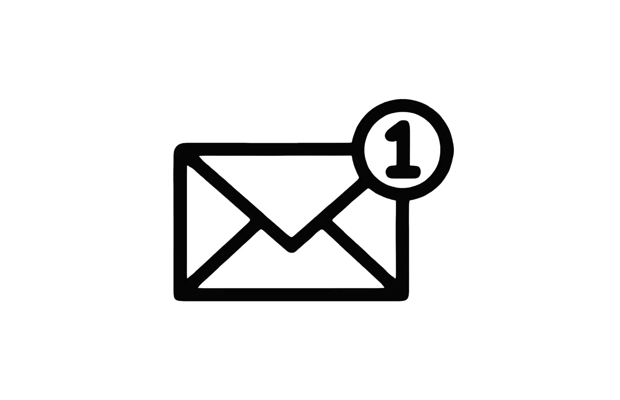 New email notification.